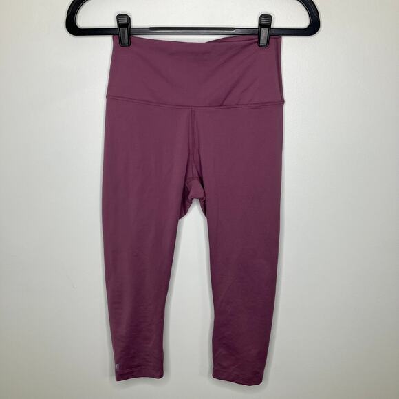 NOBULL Cropped Leggings Purple Small 19" - Picture 1 of 3